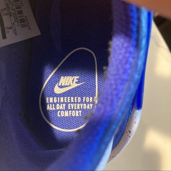 NIKE Sz 8 Sock Dart Sneakers Electric Blue Pull On Sneakers  NWOT - Picture 6 of 13